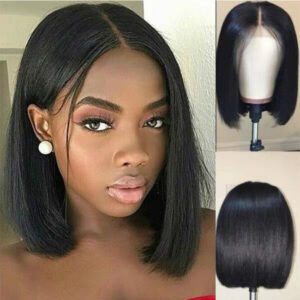 Wig Women Short Human Hair Wigs Bob Brazilian Black Women