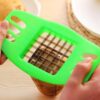 kitchen gadgets 2 Blades Potato Cutter Chopper Stainless French Fries Slicer for kitchen cortador de vegetales Home Kitchen Tool