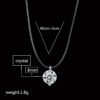 Simple And Versatile Transparent Fishing Line Necklace, Invisible Zircon Mermaid Tears Collarbone Chain