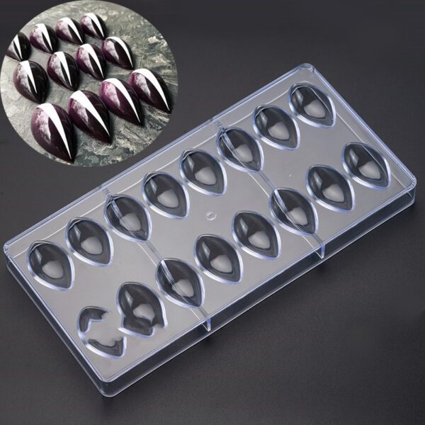 Creative Starry Sky Chocolate Mould PC Water Drop Chocolate Mould