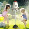 37520184-10d7-4e6e-b27b-bb79662a9f7e.jpg Rocket Launcher Toys Outdoor Rocket Water Pressure Lift Sprinkler Toy Fun Interaction In Garden Lawn Water Spray Toys For Kids Summer Gadgets