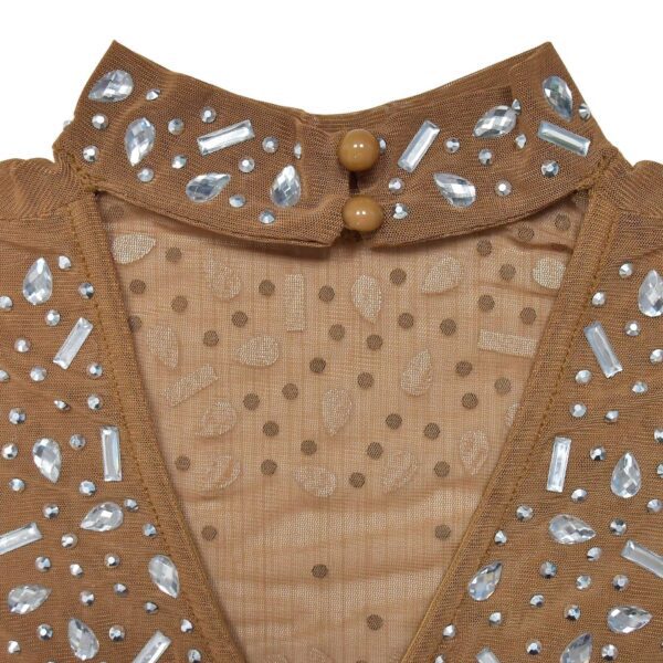 Fashion Women's Wear Pure Color Mesh Dress