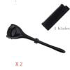Men Back Shaver 2.0 Back Hair Shaver Two Head Blade Foldable Trimmer Body Leg Razor Long Handle Removal Razors