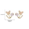 Small Niche Design, Pearl Shell, Butterfly Earrings, Female Korean Personality, Simple And Versatile Temperament, Fashionable Earrings And Earrings