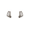Minority Fashion Design Three-layer Zircon Ear Studs