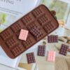 ee04f7da-4aeb-481b-8b76-aafa50ea7f31.jpg 12 Even Waffle Chocolate Silicone Mould Decoration