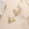 Small Niche Design, Pearl Shell, Butterfly Earrings, Female Korean Personality, Simple And Versatile Temperament, Fashionable Earrings And Earrings