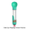 Portable Cat Dog Water Bottle Food Feeder Drinker Poop Dispenser 3 In 1 Leak-proof Multifunctional Dog Water Bottle